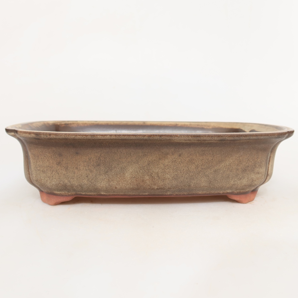 Ceramiczna miska  24 x 17 x 6 cm, kolor brązowy