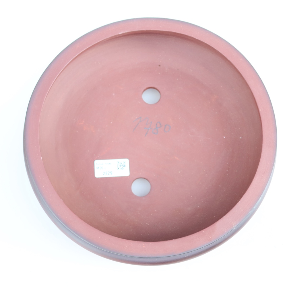 Ceramiczna miska  27 x 27 x 7,5 cm, kolor ceglasty