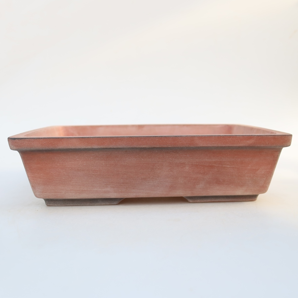 Ceramiczna miska  25,5 x 19 x 7 cm, kolor ceglasty