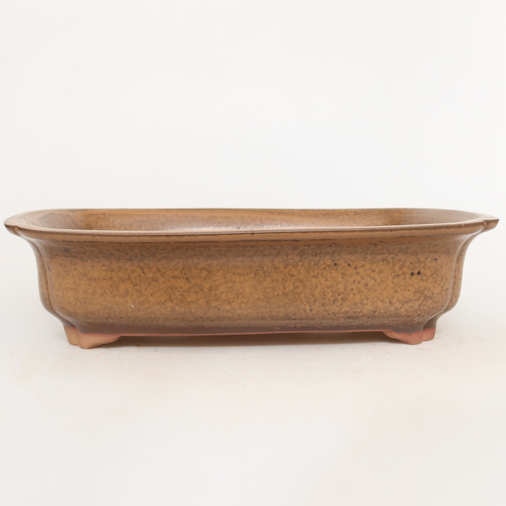 Ceramiczna miska  24 x 17 x 6 cm, kolor brązowy
