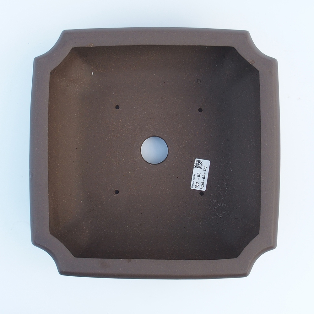 Miska 29 x 29 x 11 cm brązowa