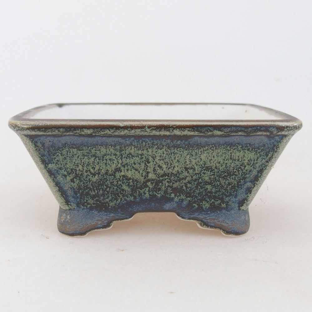 Mini miska do bonsai 8,5 x 7,5 x 4 cm, zielona