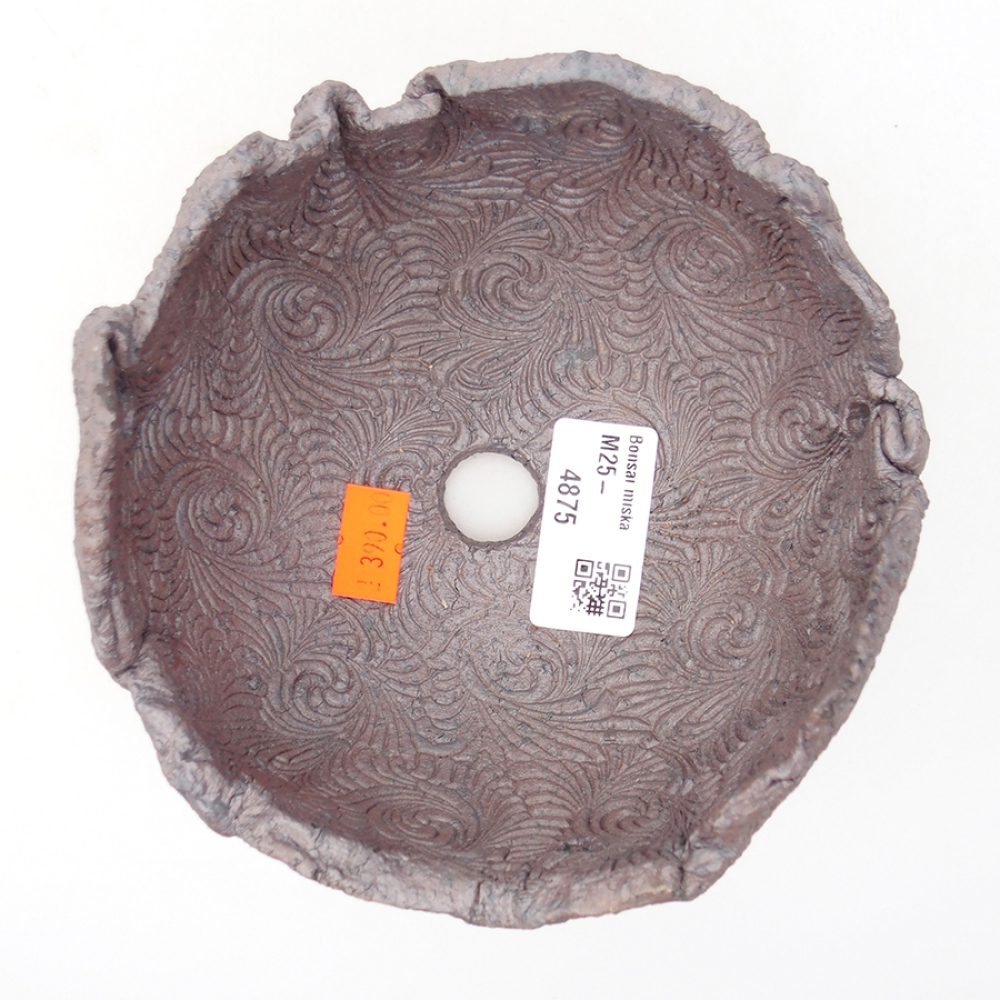 Muszla ceramiczna 13 x 12,5 x 8,5 cm, kolor metaliczny