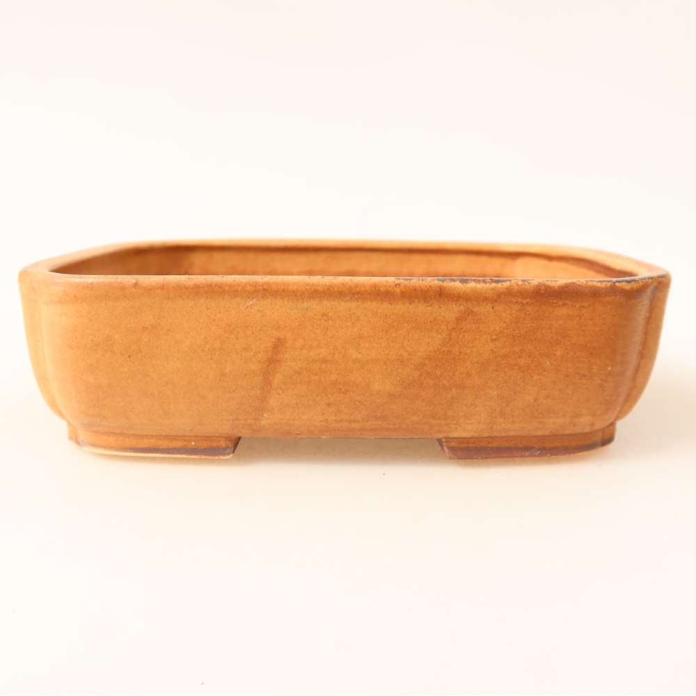 Ceramiczna miseczka do bonsai 18 x 14 x 4,5 cm, kolor różowy