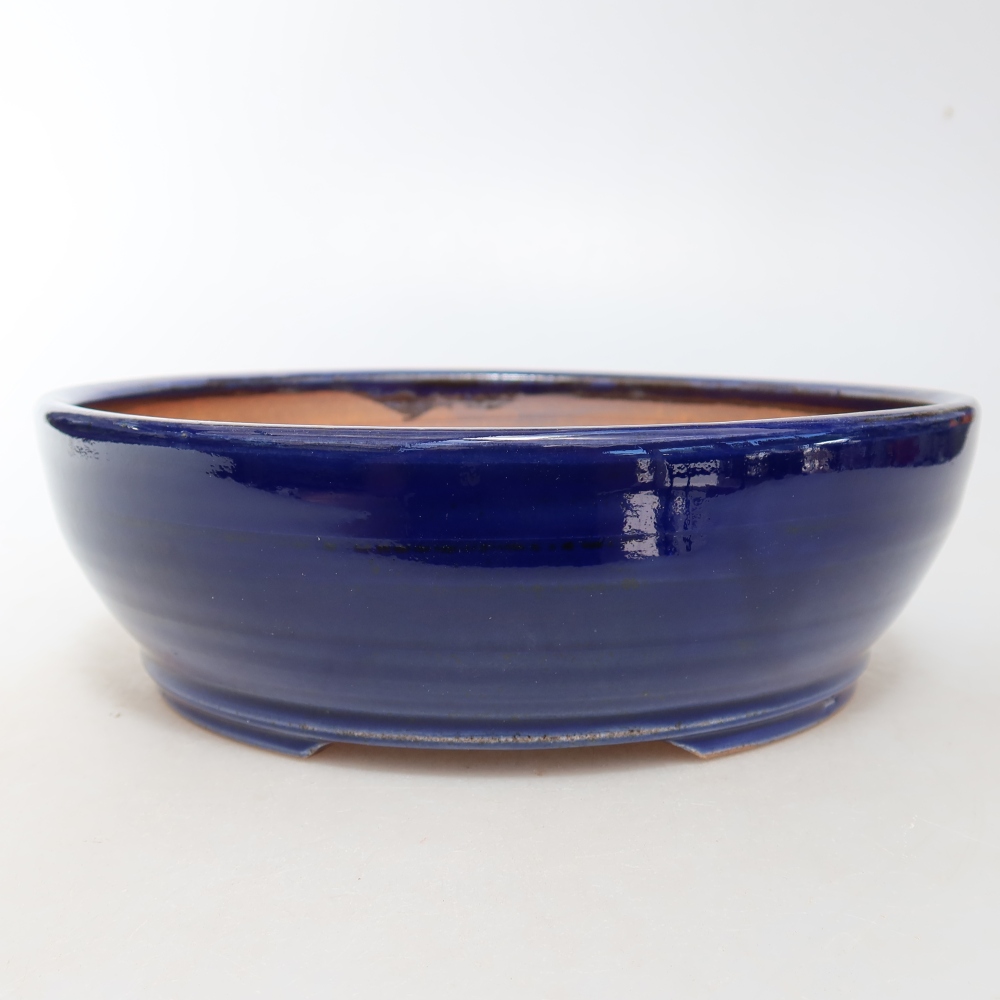 Ceramiczna miska do bonsai 19 x 19 x 7 cm, kolor szary