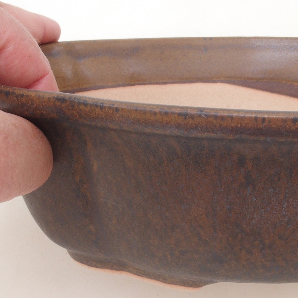 Miska bonsai H75 - 19 x 14 x 6,5 cm. - brązowy