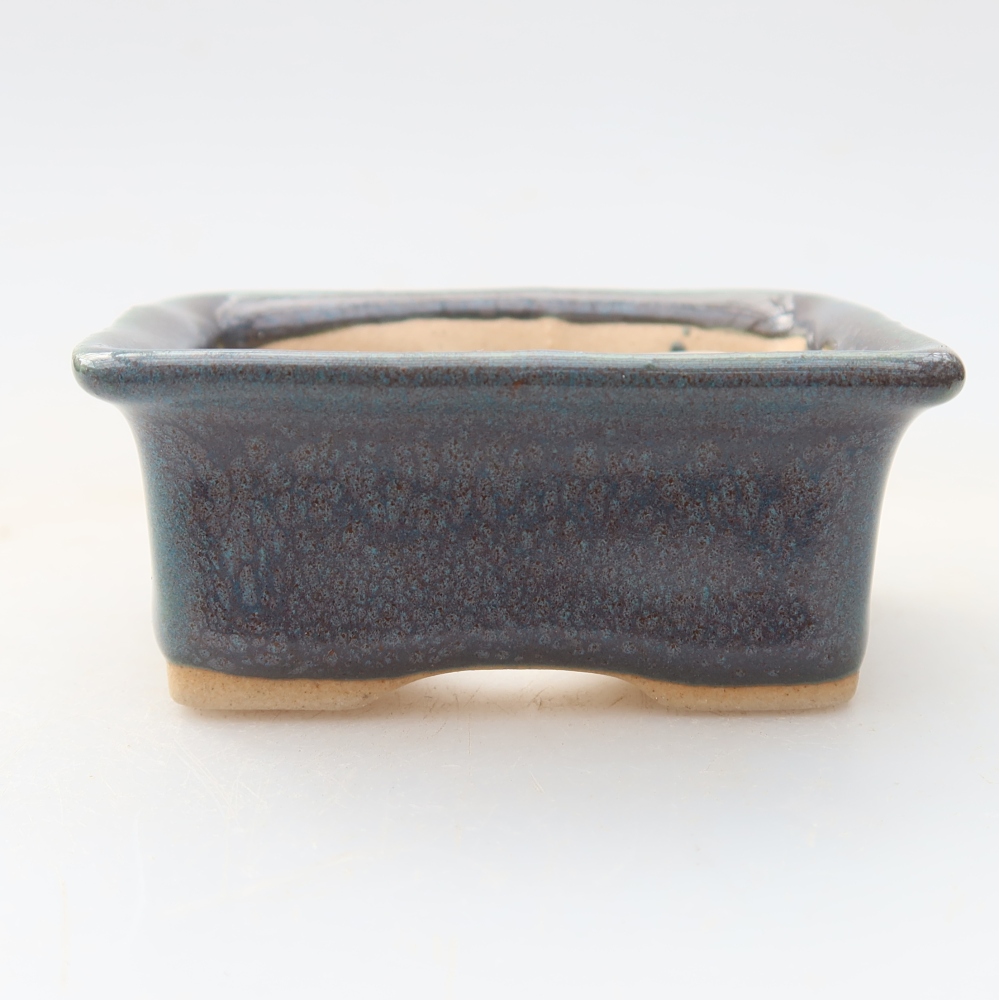 Ceramiczna miska do bonsai 6 x 4,5 x 2,5 cm, kolor szary