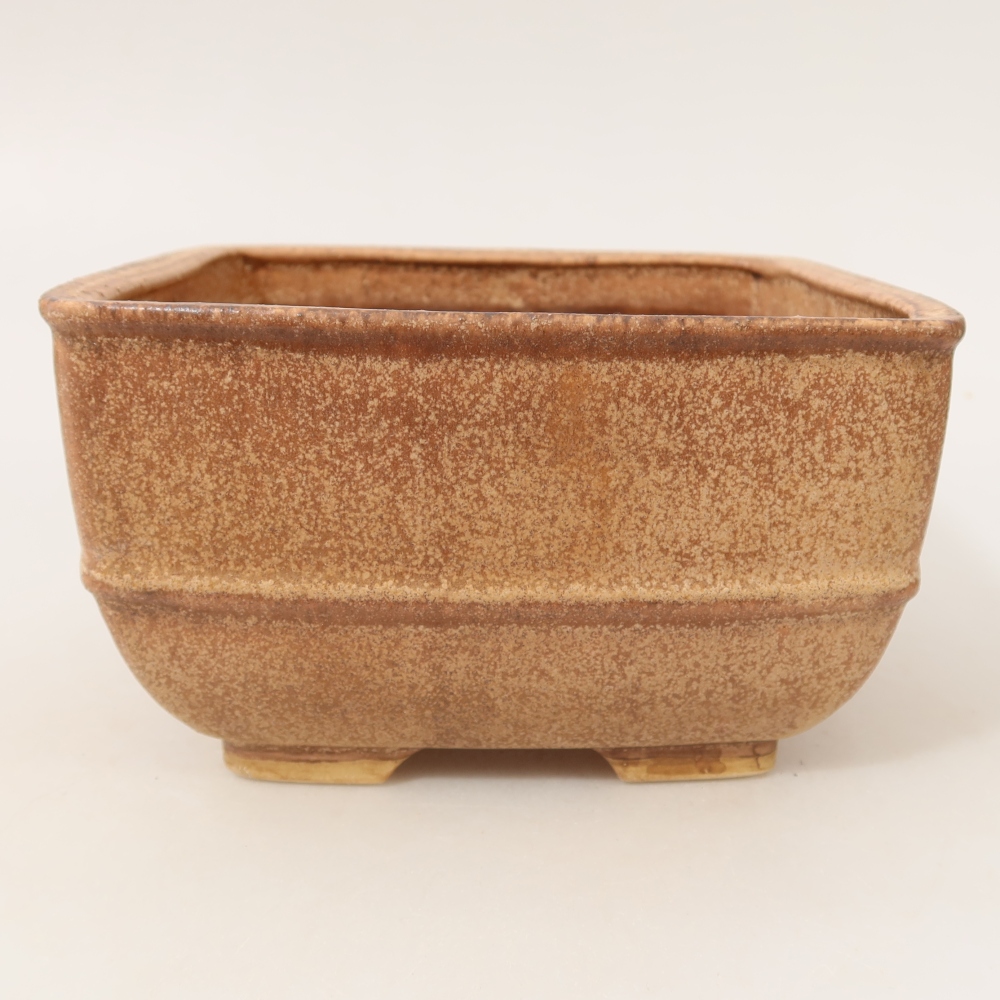 Ceramiczna miska do bonsai 16,5 x 16,5 x 9,5 cm, kolor różowy