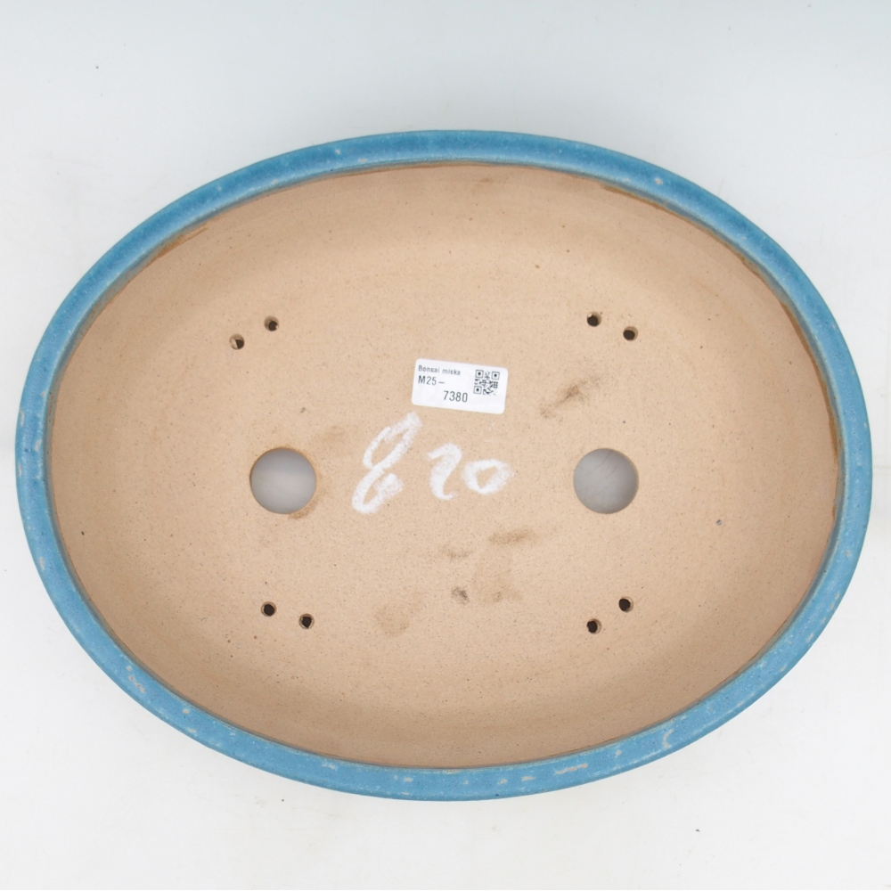 Misa do bonsai 32,5 x 25,5 x 8,5 cm, kolor niebieski