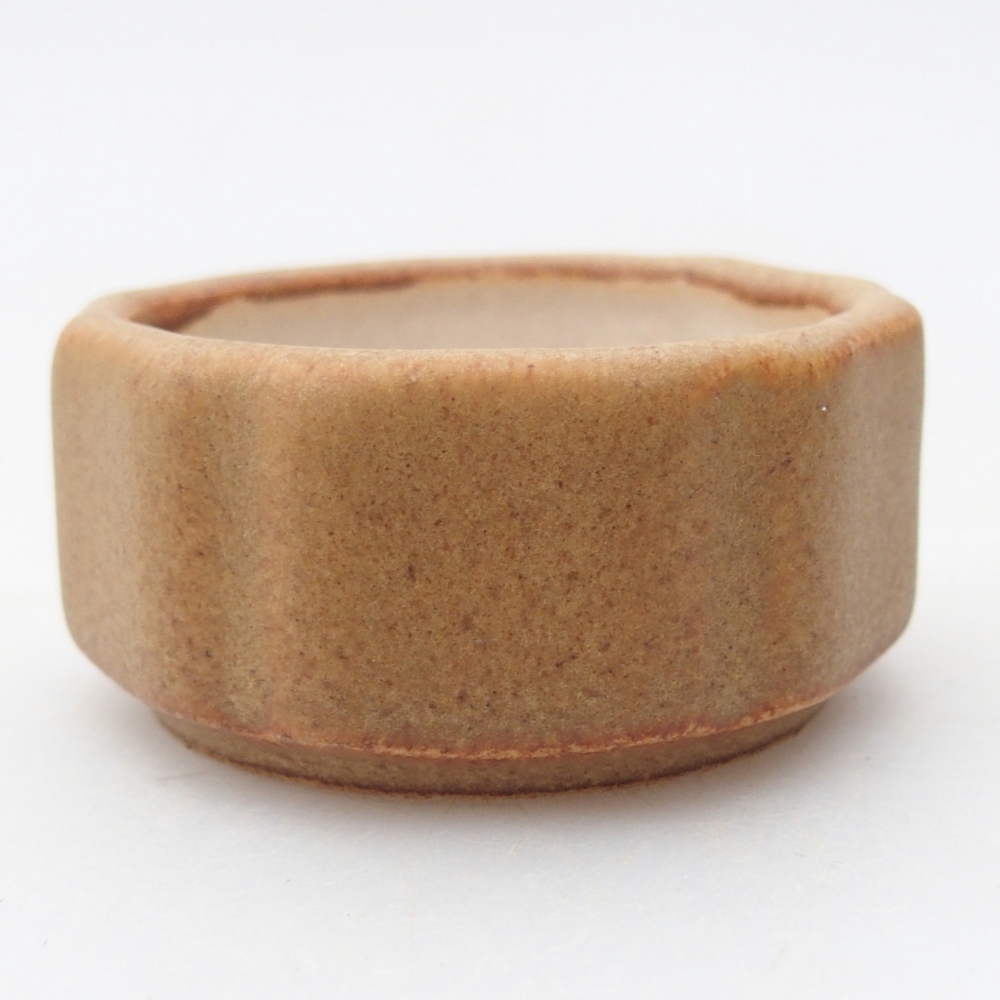 Mini miska do bonsai 4,5 x 4,5 x 2,5 cm, brązowa