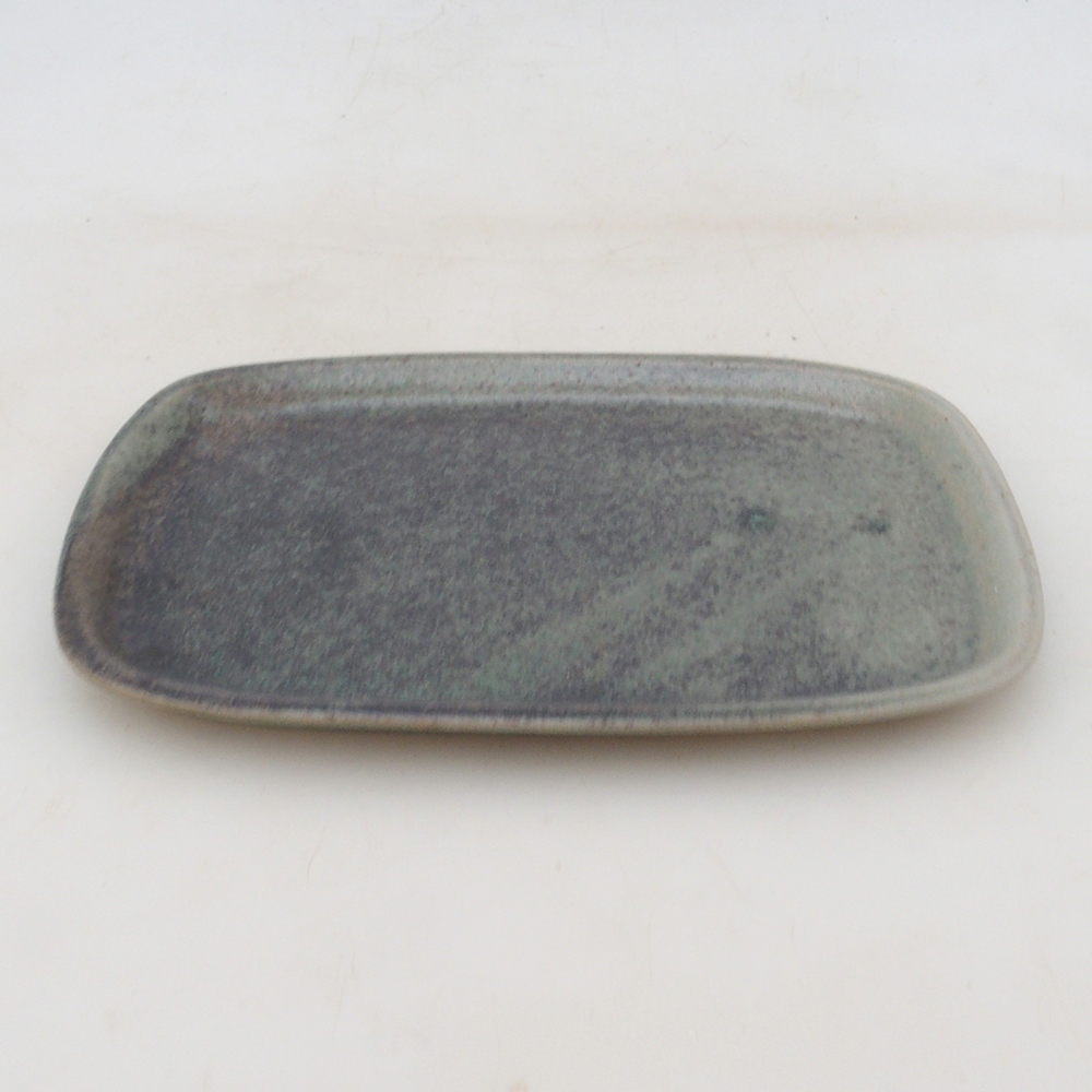 Miska ceramiczna H02 - 17,5 x 12 x 1 cm - zielony