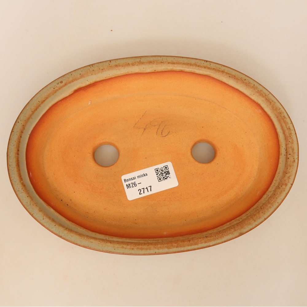 Ceramiczna miska  21 x 14,5 x 3,5 cm, kolor beżowy