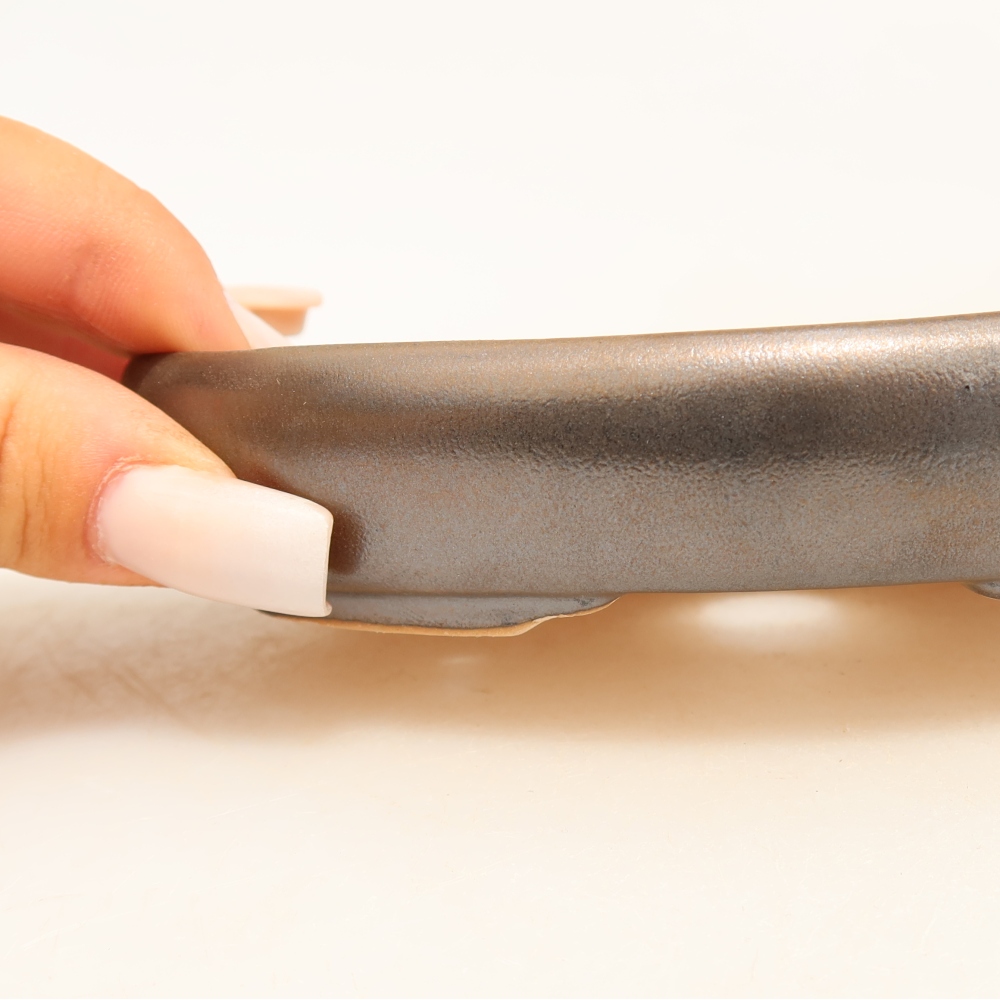 Ceramiczna miska do bonsai 13 x 9,5 x 2,5 cm, kolor metaliczny