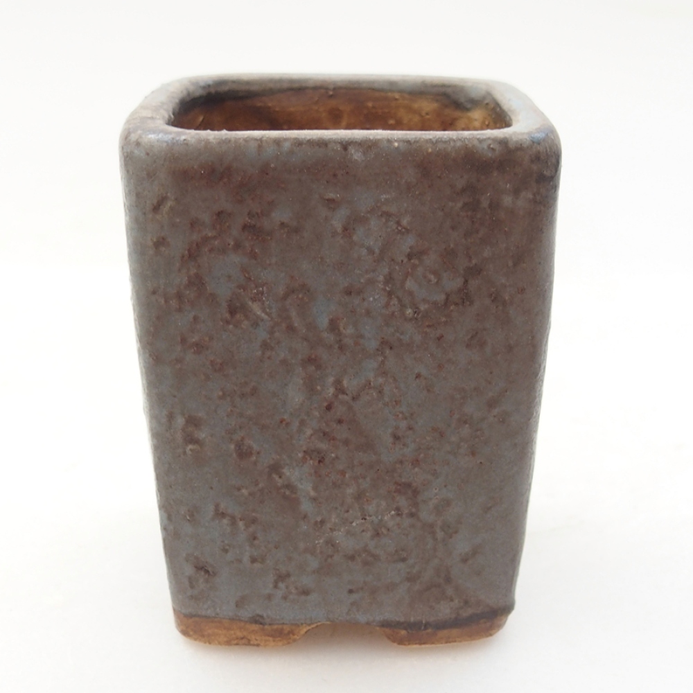 Ceramiczna miska bonsai 5 x 5 x 6,5 cm, kolor niebieski