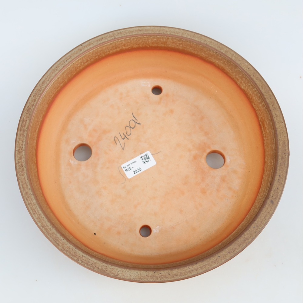 Ceramiczna miska  30,5 x 30,5 x 7 cm, kolor brązowy