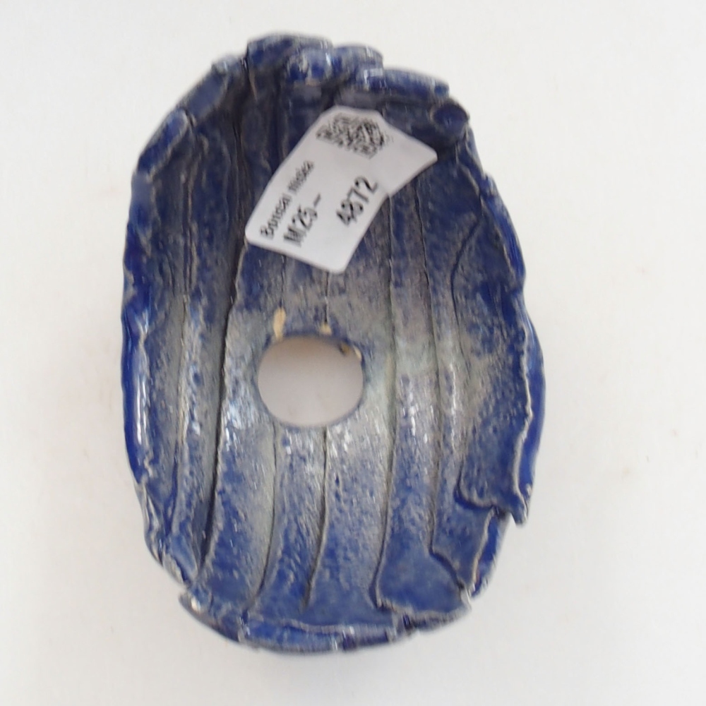 Muszla ceramiczna 8 x 6 x 7 cm, kolor niebieski