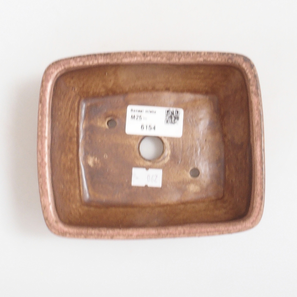 Ceramiczna miska do bonsai 14 x 12 x 5 cm, kolor różowy