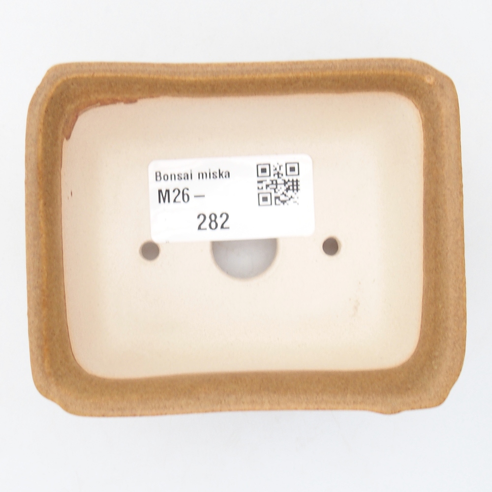 Mini miska do bonsai 9 x 7 x 4,5 cm, brązowa