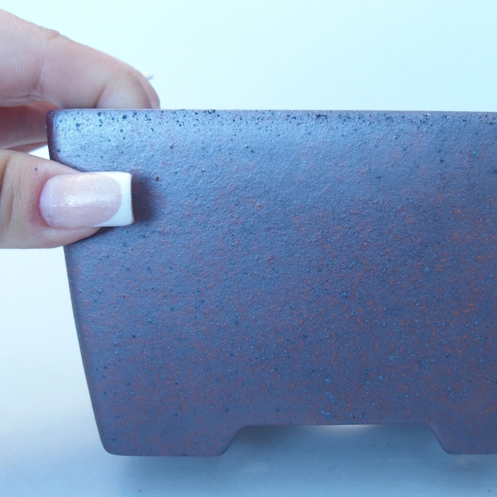 Miska 13 x 13 x 8 cm brązowa