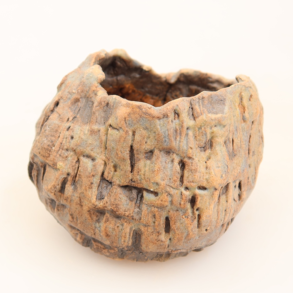 Ceramiczna skorupka  5,5 x 5 x 6 cm, kolor niebieski