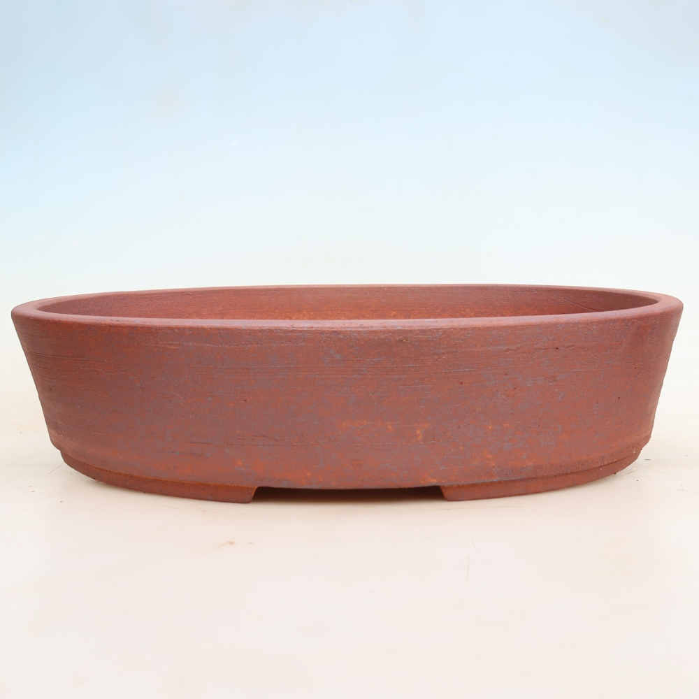 Ceramiczna miska do bonsai 38,5 x 30 x 8,5 cm, kolor metaliczny