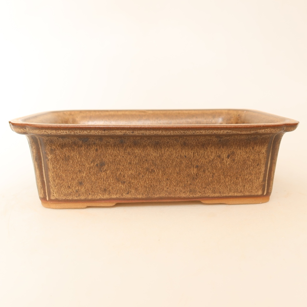 Miska ceramiczna  20 x 15,5 x 5,5 cm, kolor brązowy