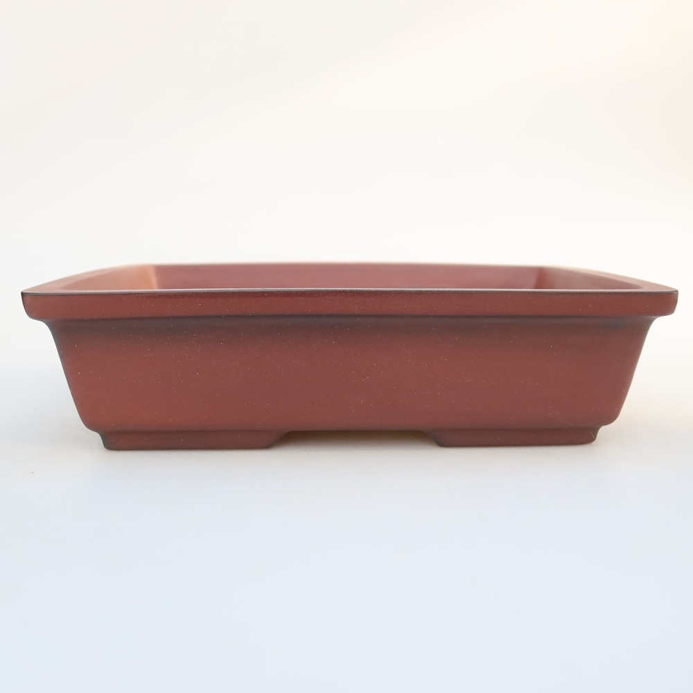 Ceramiczna miska  25,5 x 19 x 7 cm, kolor ceglasty