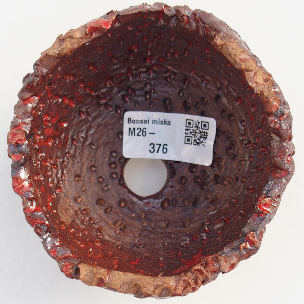 Ceramiczna muszla 10 x 9,5 x 8 cm, kolor brązowy