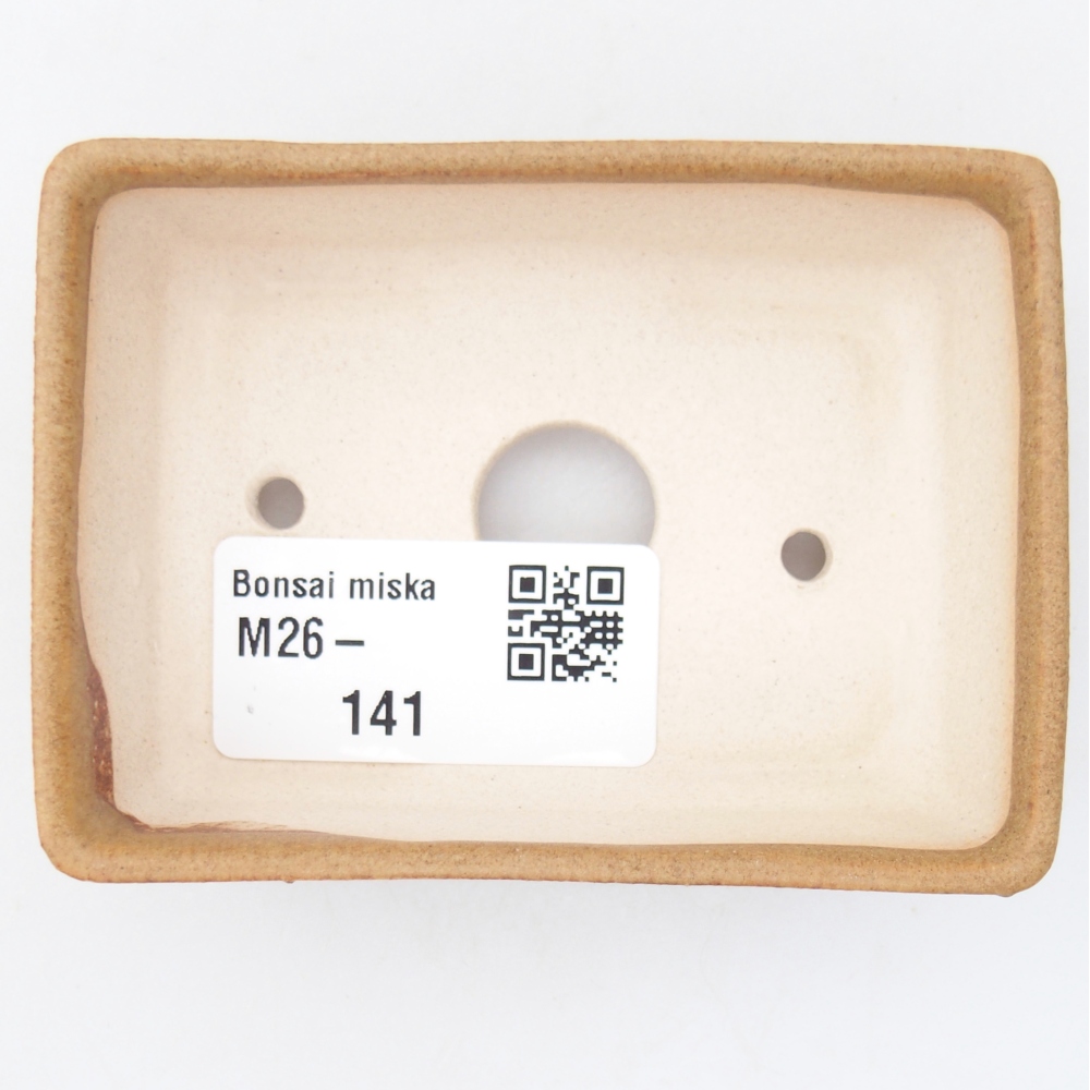 Mini miska do bonsai 8 x 6 x 2,5 cm, brązowa