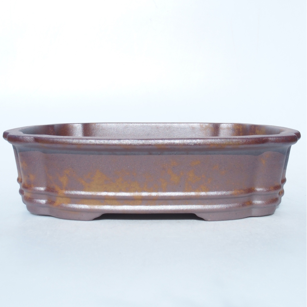Miska 26 x 20,5 x 6,5 cm brązowa