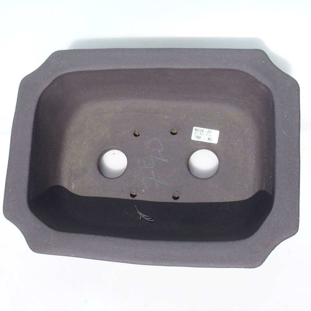 Misa do bonsai 40 x 30 x 12 cm - brązowa