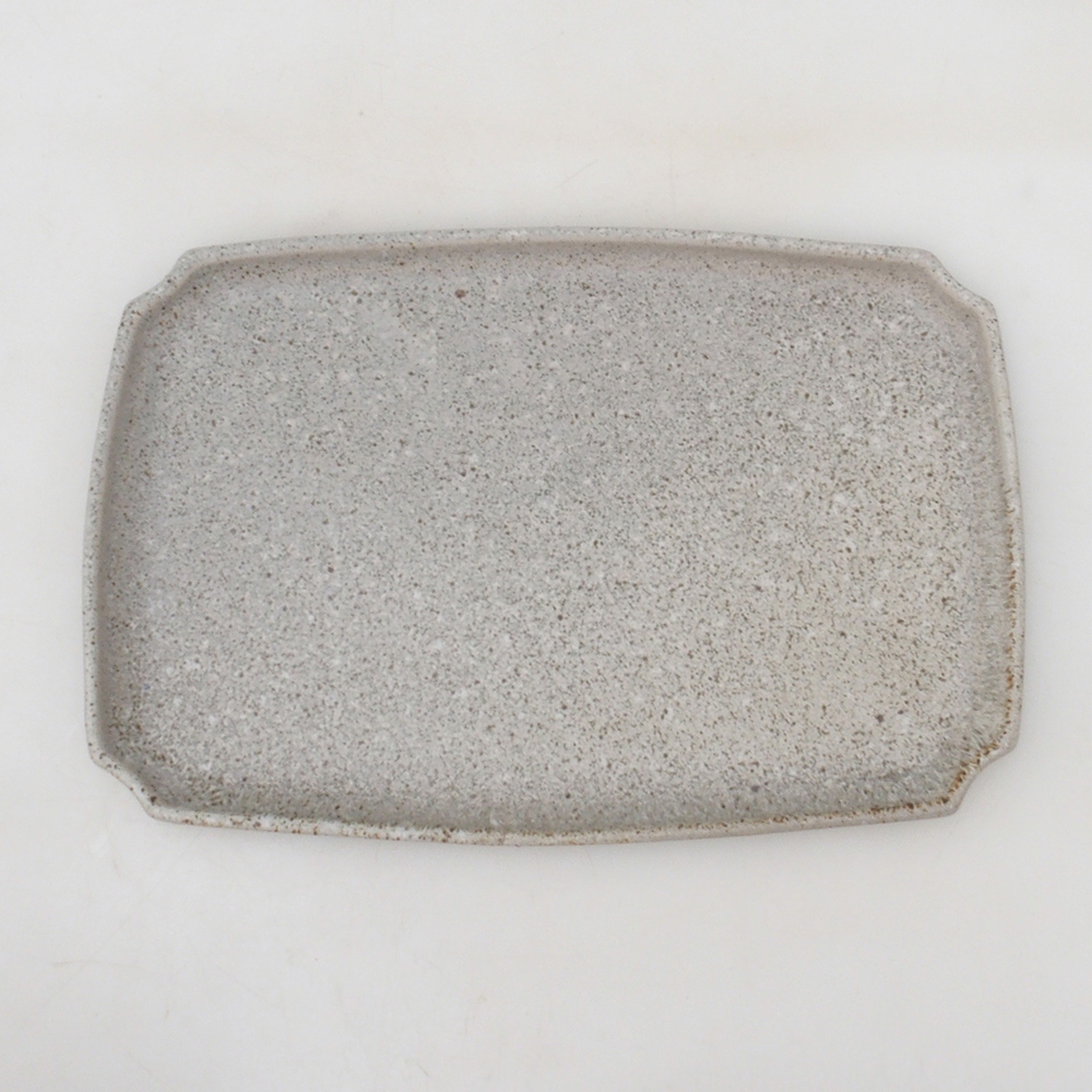 Ceramiczny spodek H07 – 28 x 19 x 1,5 cm – beżowy