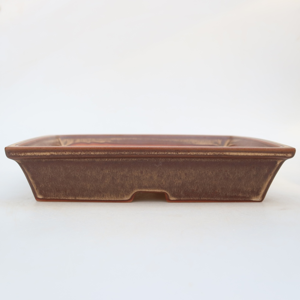 Ceramiczna miska  26 x 20 x 5 cm, kolor brązowy