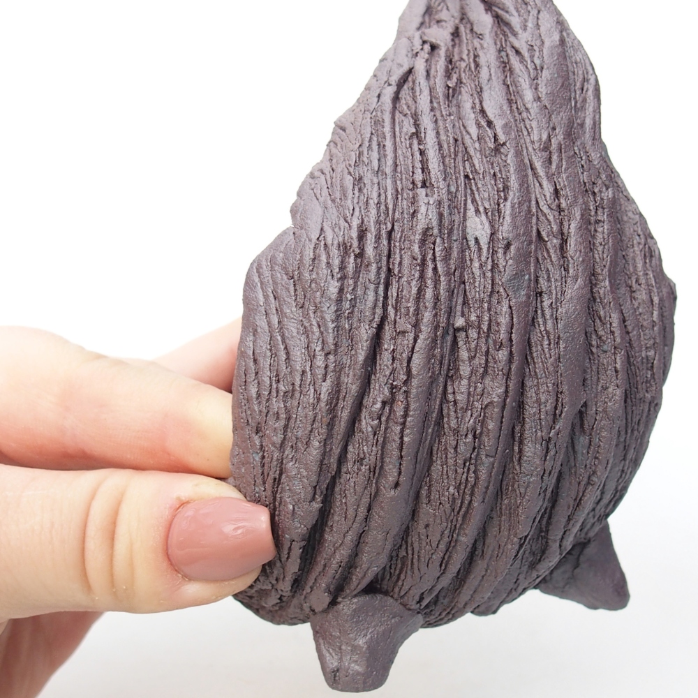 Muszla ceramiczna 10 x 8 x 14,5 cm, kolor metaliczny