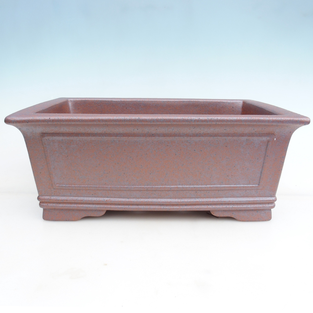 Ceramiczna misa bonsai 42 x 29 x 16 cm, kolor metaliczny - WYŁĄCZNIE ODBIÓR OSOBISTY lub transport paletowy