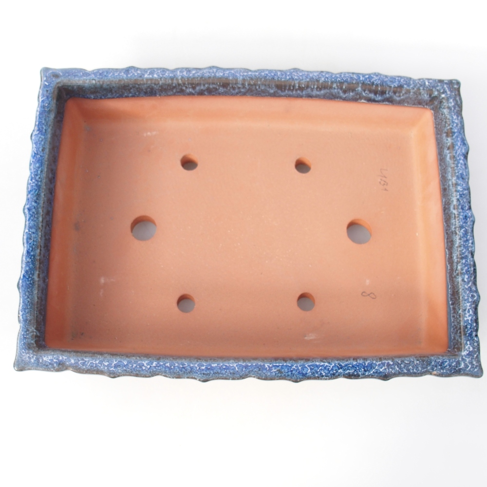 Miska 32 x 22,5 x7 cm niebieska