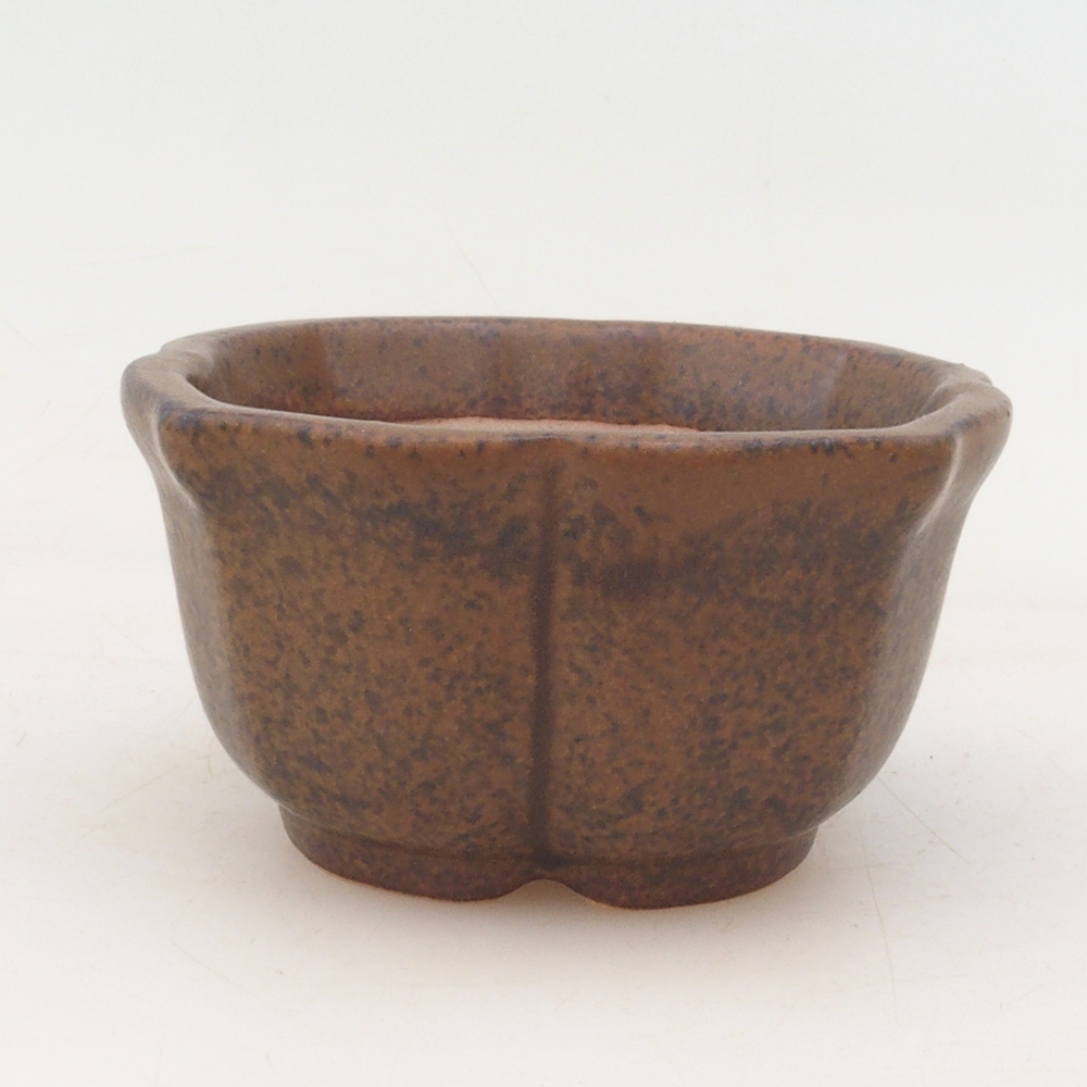 Miska bonsai H95 - 7,5 x 7,5 x 4 cm - beżowa