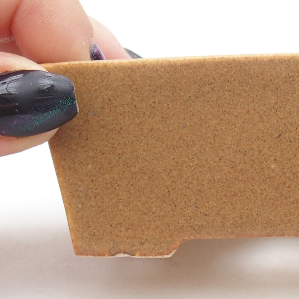 Mini miska do bonsai 9 x 6,5 x 3,5 cm, brązowa