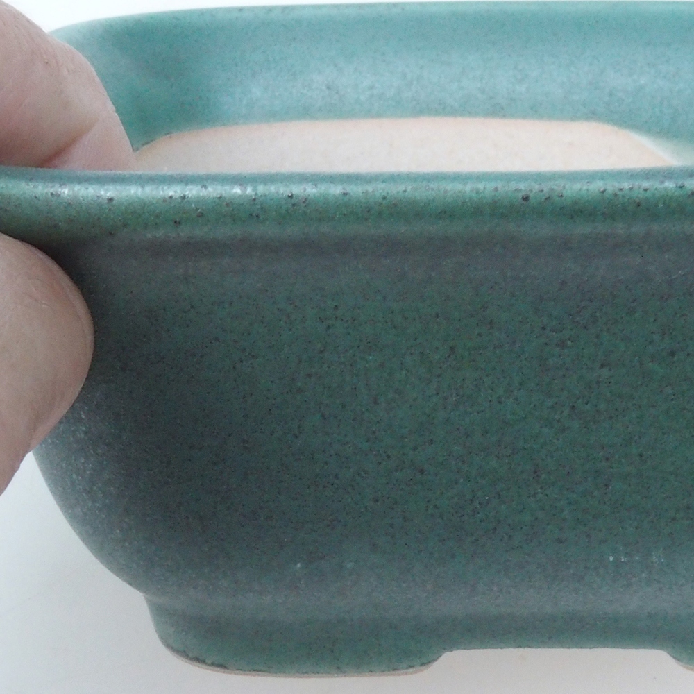 Miska bonsai H38 - 12 x 10 x 5,5 cm. - zielony