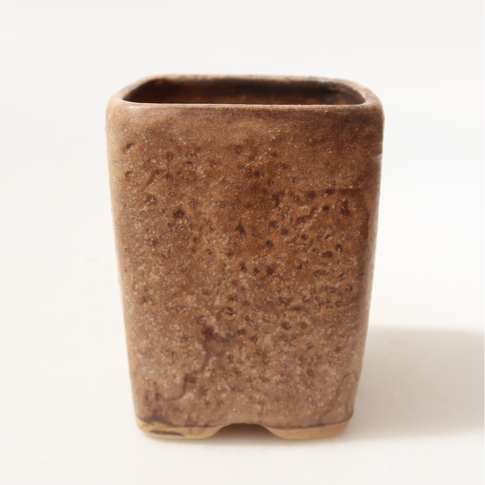 Ceramiczna miseczka do bonsai 5 x 5 x 6,5 cm, kolor różowy