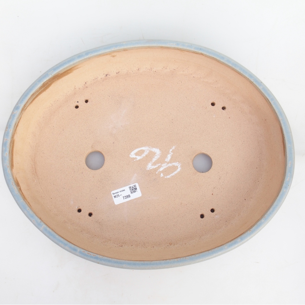 Misa do bonsai 38,5 x 30,5 x 7 cm, kolor niebieski