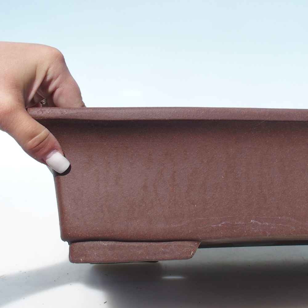 Misa do bonsai 46 x 35 x 10,5 cm - brązowa