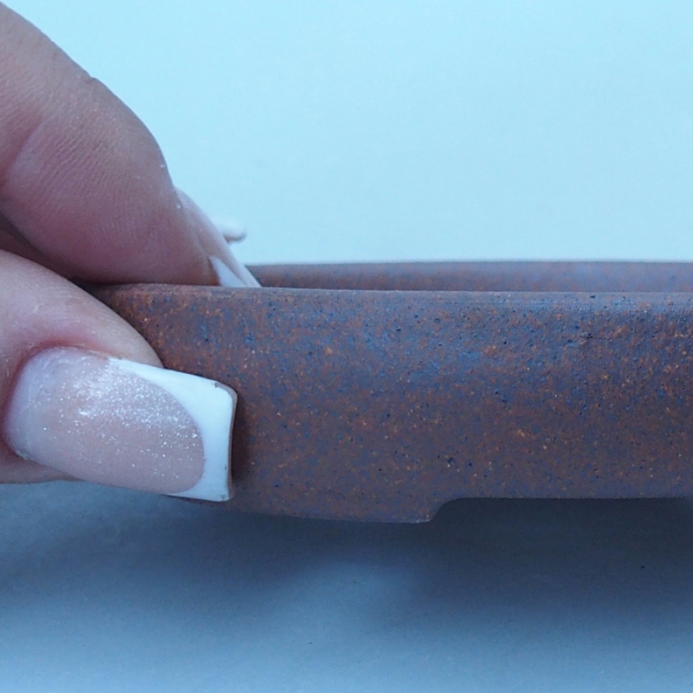 Miska 9,5 x 8 x 2 cm brązowa