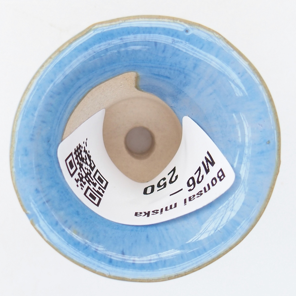 Mini miska do bonsai 4,5 x 4,5 x 3,5 cm, kolor niebieski