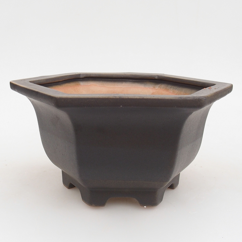 Ceramiczna miska na bonsai 18 x 16 x 9 cm, zielona