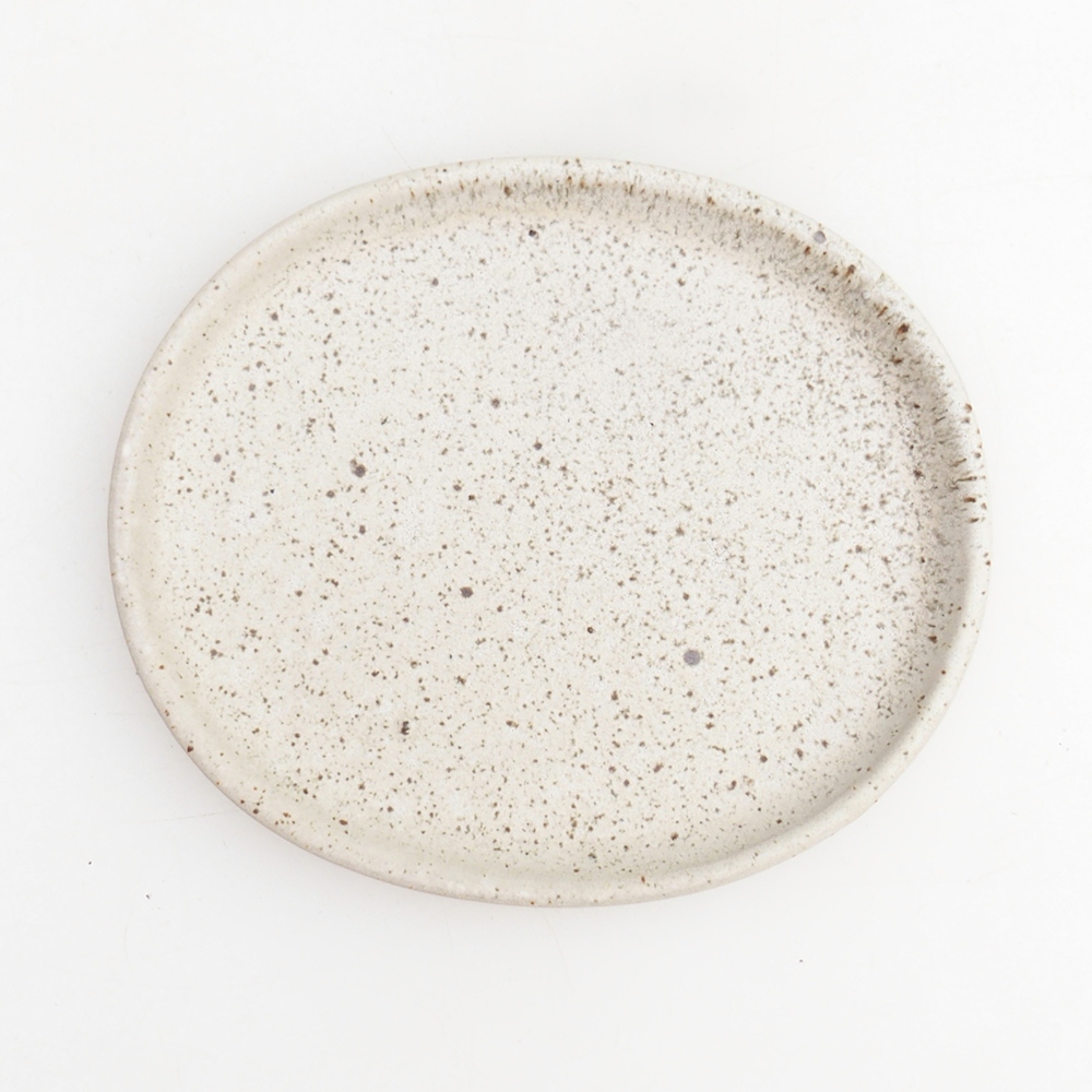 Miska bonsai + spodek H30 - 12 x 10,5 x 5,5 cm - beżowy