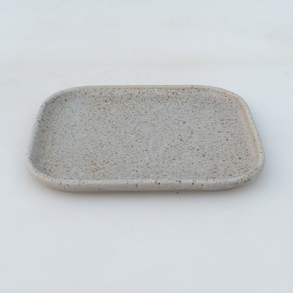 Miska ceramiczna H38 -12 x 11 x 1 cm - beżowa