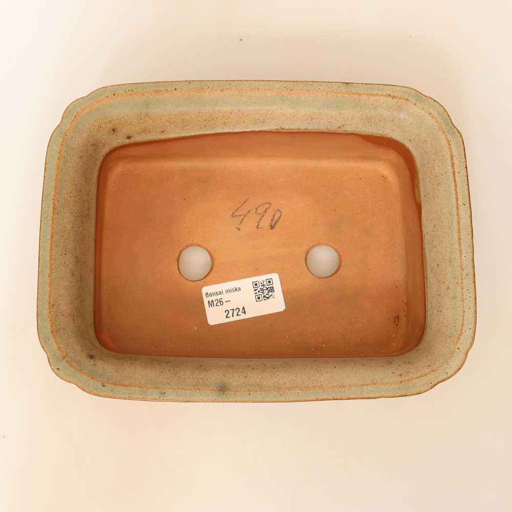 Miska ceramiczna  20 x 15,5 x 5,5 cm, kolor beżowy