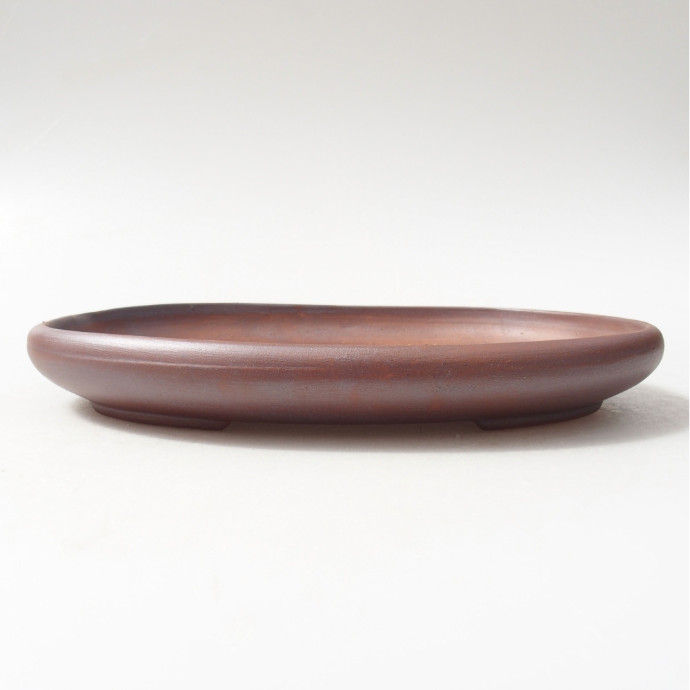 Ceramiczna miska bonsai 22 x 16,5 x 3 cm, kolor metaliszny