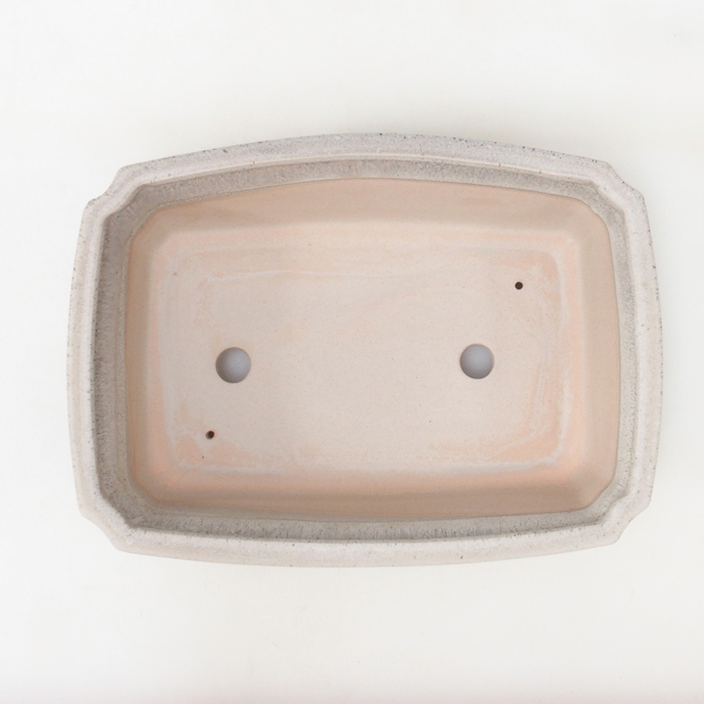 Bonsai bowl H07 - 30 x 20,5 x 8 cm. - beżowy
